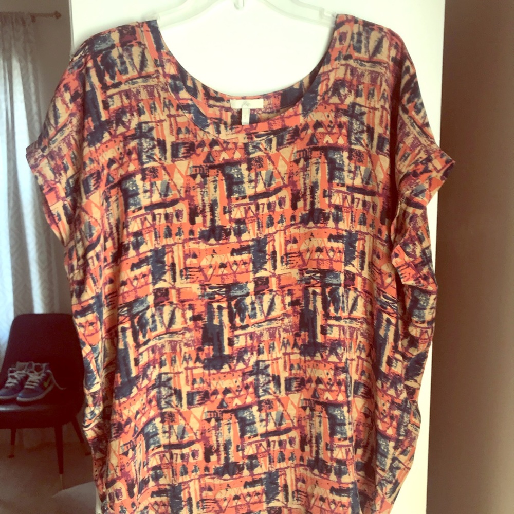 Joie Aztec print blouse